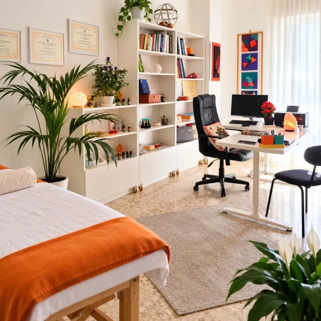 Studio di Loredana Marzano a Bari in Via Principe Amedeo 529, spazio accogliente per sedute individuali di Tecnica Cranio-Sacrale e benessere naturale